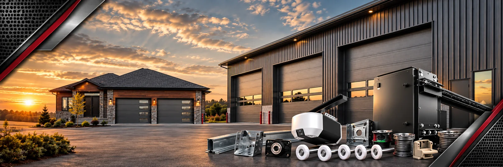 Residential and commercial overhead doors, operators and parts