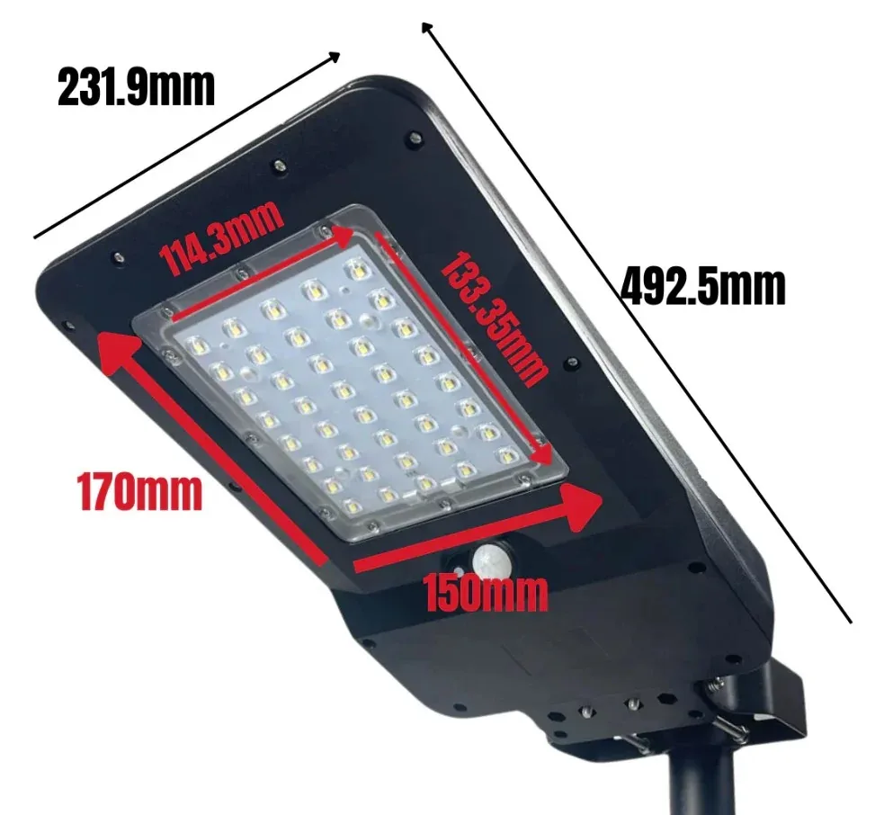INSTA 15W 1600-Lumen Solar Light Fixture