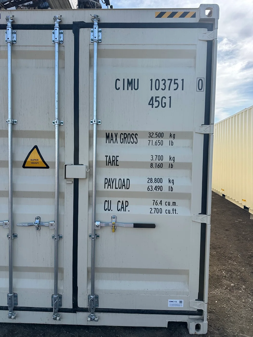 40 FT High Cube Container — Single-Trip / Damaged — ONE & GONE — photo 3