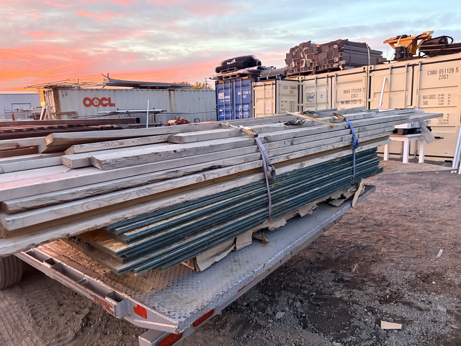 Used Lumber & ¾-inch T&G OSB Package — photo 2