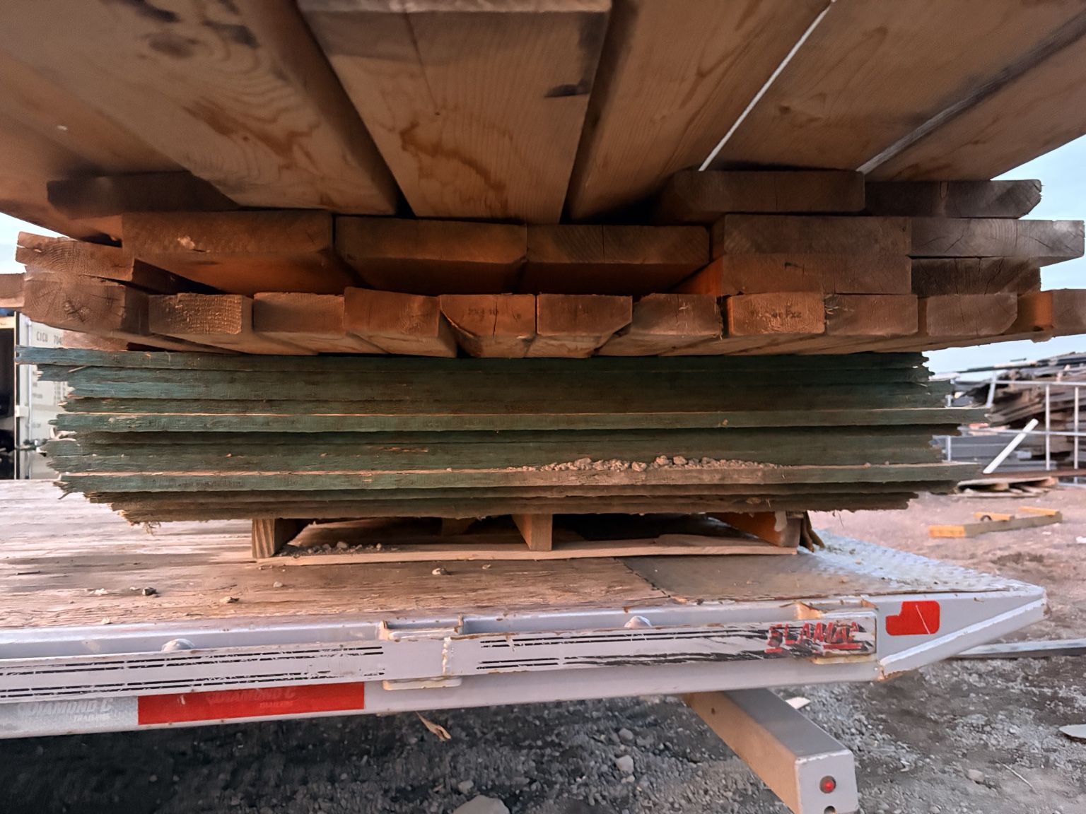 Used Lumber & ¾-inch T&G OSB Package — photo 8
