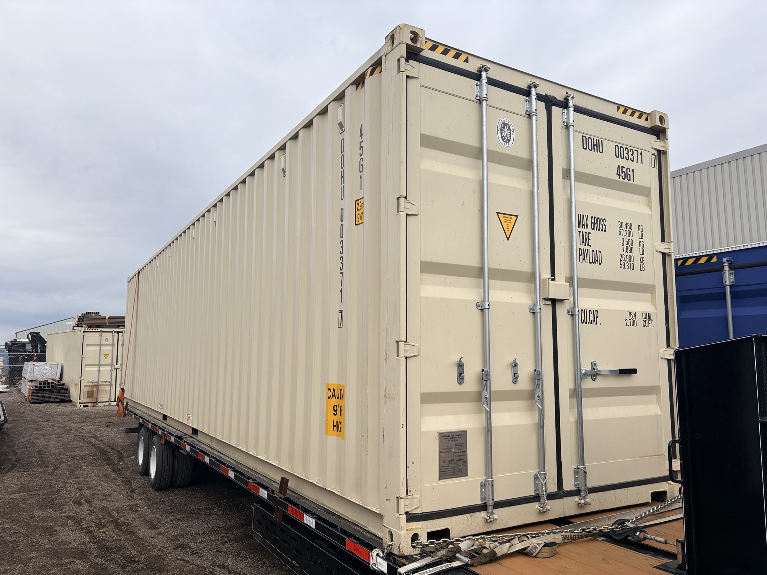 2026 40 ft High Cube Container — Beige RAL 1015 — photo 3
