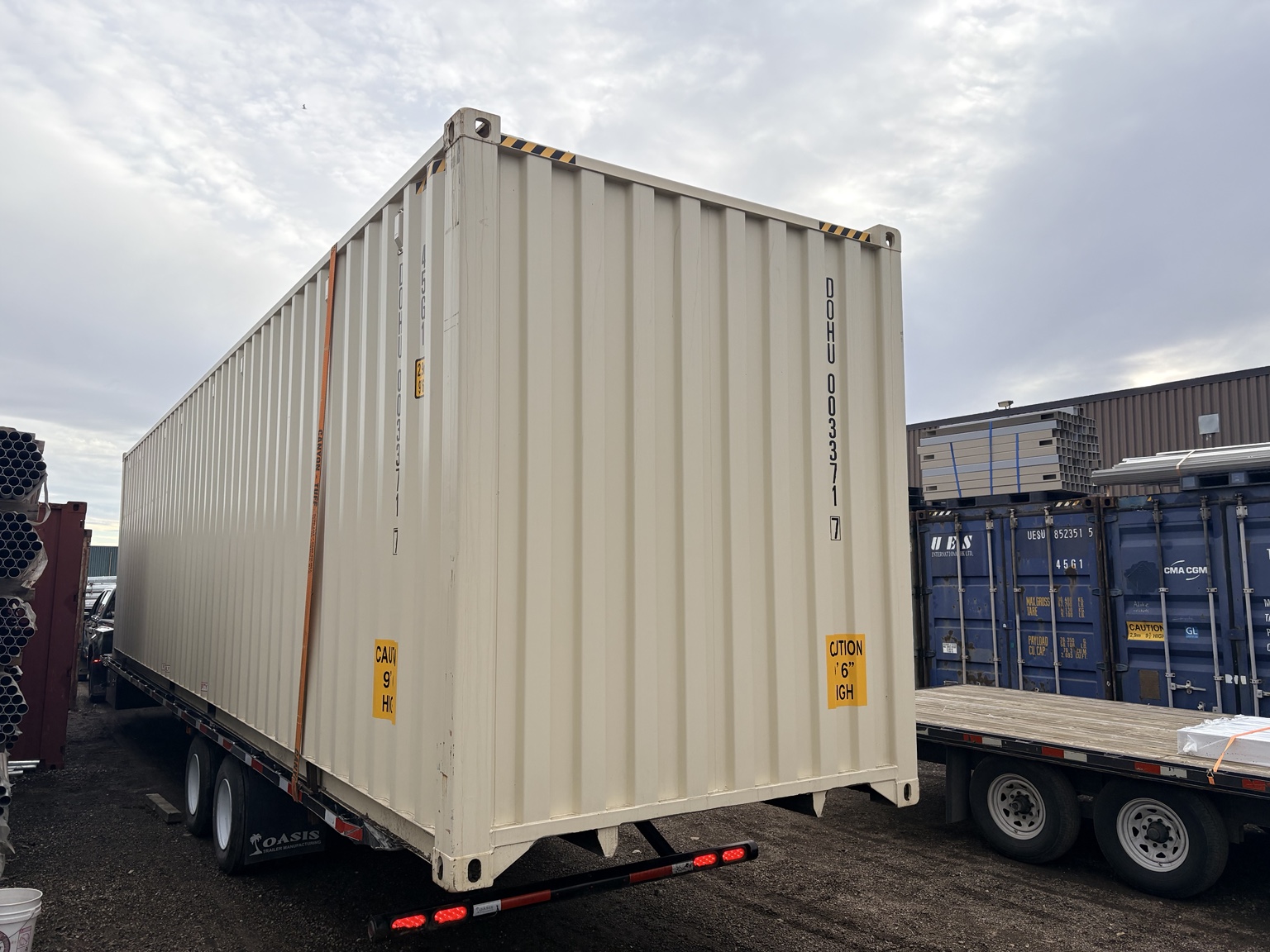 2026 40 ft High Cube Container — Beige RAL 1015 — photo 5