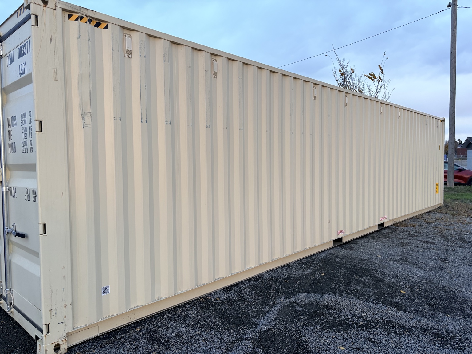2026 40 ft High Cube Container — Beige RAL 1015 — photo 11