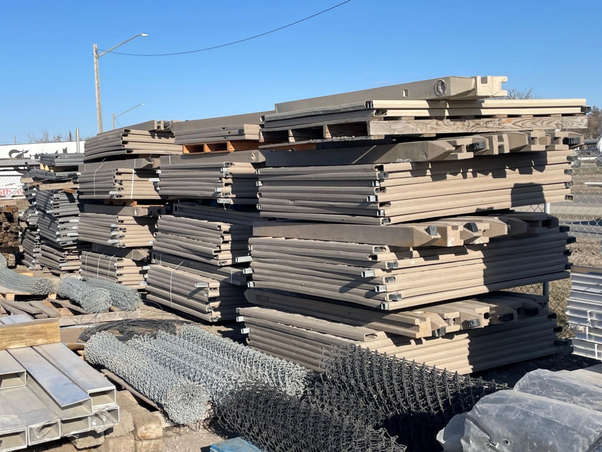 SimTek Fence Package — Six 6 × 6 Sections