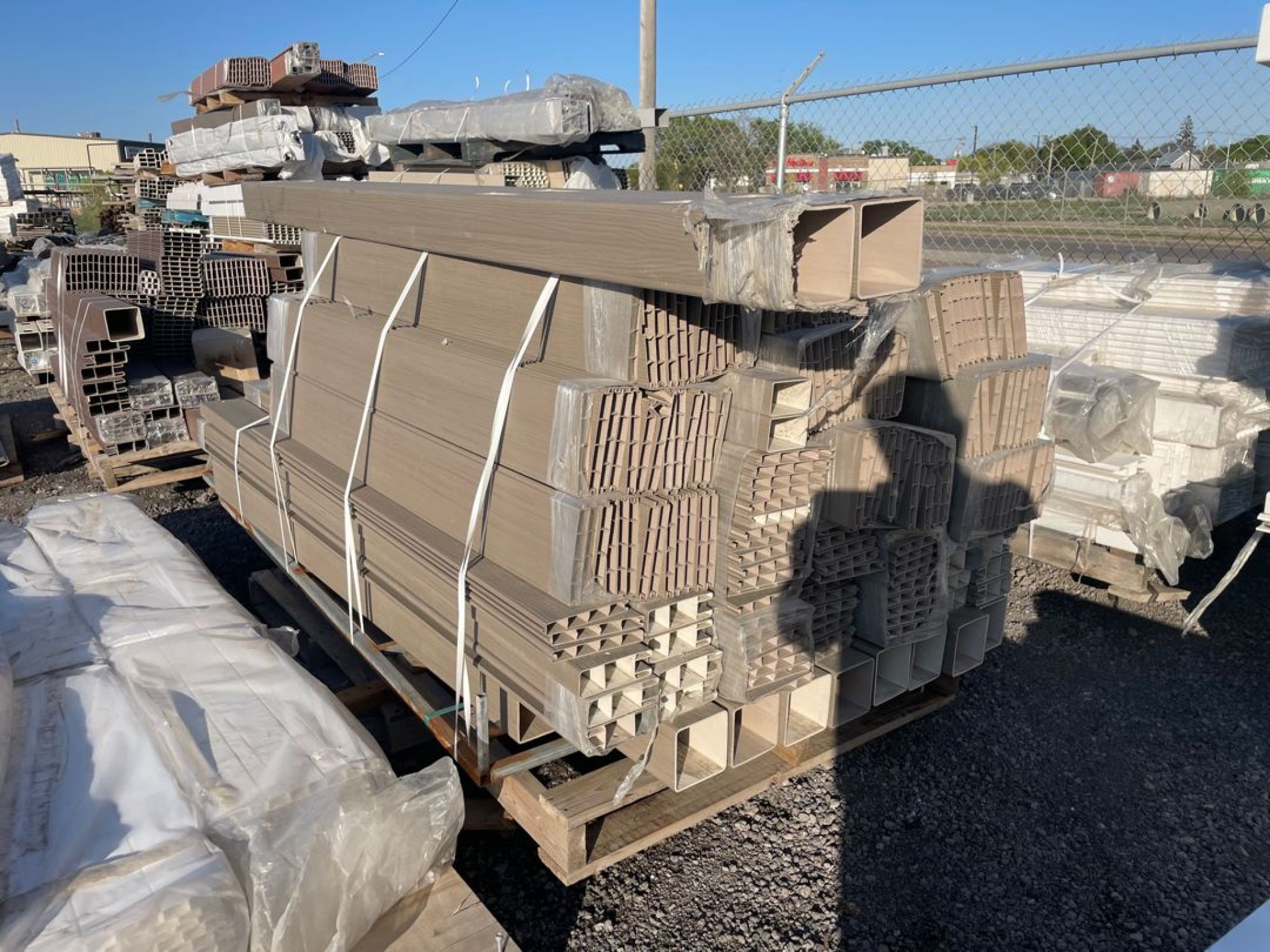 Timber Blend Vinyl Fence Package — Approx. Seven Sections